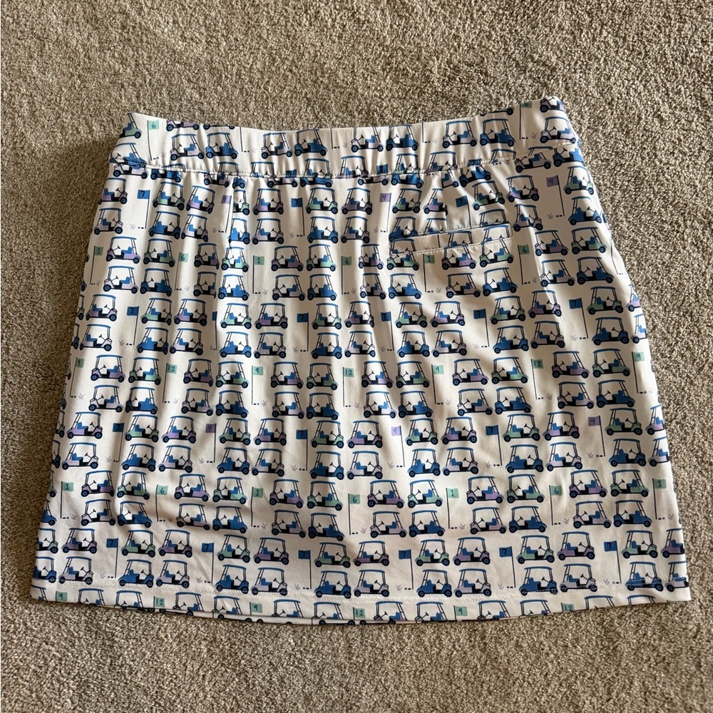 IZOD Golf Cart Skirt/ Skort Blue, Lavender, And Green Size Large - Picture 5 of 6